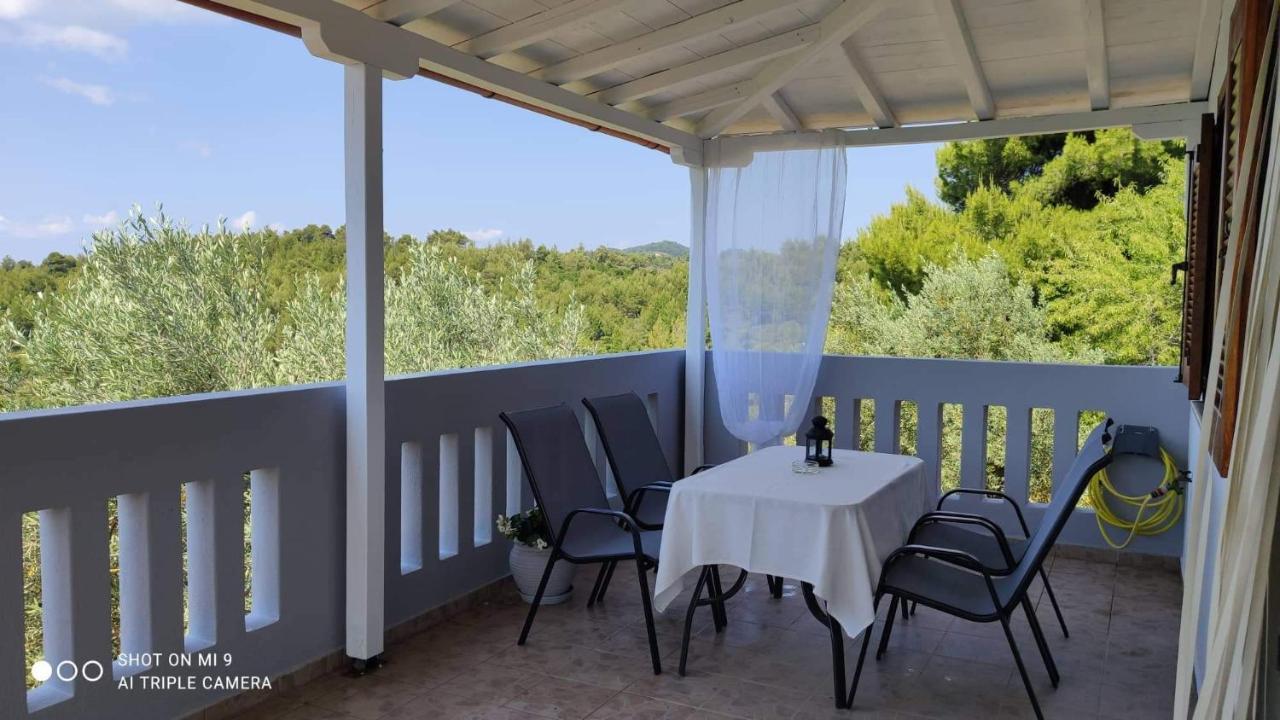 Elia House 1 Astoning Sea View Among The Olive Trees Apartment Patitiri Exterior foto